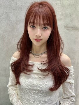 ロンドネートゥル 新潟(Lond naitre) 新潟／髪質改善/ミディアムレイヤー／ダークアッシュ