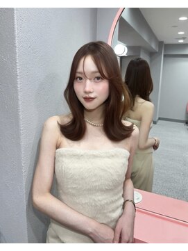 ボタン コロン 表参道 原宿(VOTAN COLON) くびれミディアム/レイヤーカット/顔まわりカット