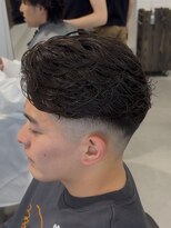 グルーマーズクレッジ 渋谷店(GROOMER/S CREDGE) men's/メンズ/刈り上げセンターパート/リバースセンターパート