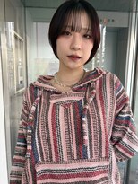 ユヌ(Une) kotaro ショートにワインレッド