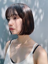 シンス 銀座(since) 小顔前髪似合わせカット/切りっぱなしボブ/ミニボブ【銀座駅】