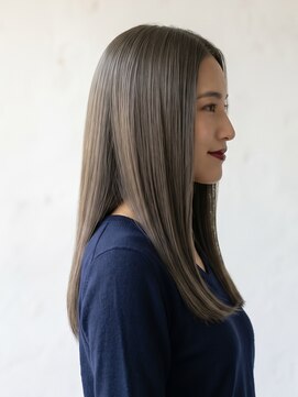 と和 巣鴨 【秋】極上艶ダークアッシュグレージュ×まとまりストレート