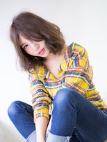 ジェム(GEM) **Gem Garden**ハネさせない☆肩ギリつかない無造作カールボブ