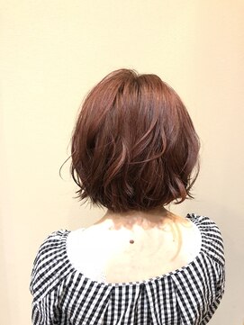 ナチュレジャパン(nature JAPAN) ビビットピンクのレイヤーショート