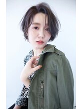 ジュノ イオン鹿児島店(Juno)&nbsp;ルーズな束間ショート×ラベンダーグレージュ