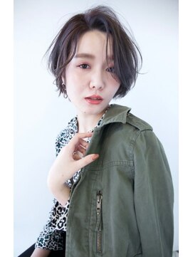 ジュノ イオン鹿児島店(Juno) ルーズな束間ショート×ラベンダーグレージュ