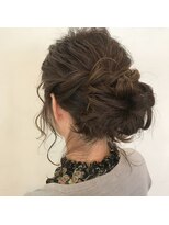 結婚式二次会大人かわいいヘア/ヘアアレンジ/簡単スタイリング