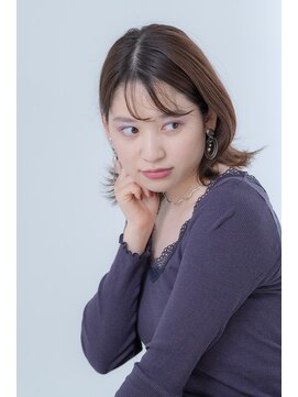 ベリテツー 京成大久保(verite2) 外ハネ＆シースルーバング♪［京成大久保/髪質改善/ヘッドスパ］