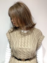 アッシュ 祐天寺店(Ash)&nbsp;ブリーチ二回でつくる外国人風アンティークベージュ