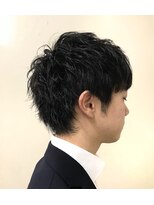 ヨシザワインク ハコザキ 水天宮前 日本橋人形町(YOSHIZAWA Inc.HAKOZAKI) 【マツナガ箱崎】スーツ×マッシュミニウルフスタイル