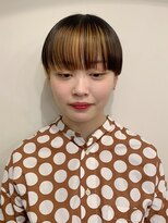 ラムネ&nbsp;マッシュショートとインナーカラー。