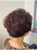 くせ毛風☆マッシュショートパーマスタイル