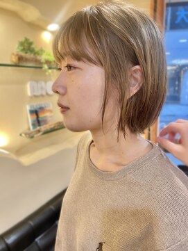 ラウンジ モリオ イケブクロ(Lounge MORIO Ikebukuro) 【morio池袋】春透明感ベージュくびれヘア○