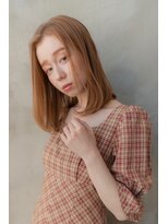 オースティン 登戸向ケ丘遊園(AUSTIN)&nbsp;大人かわいい前髪セシルカットココアブラウンフリンジウェーブ