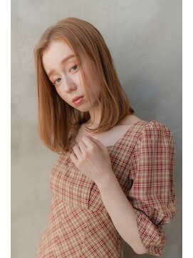 オースティン 登戸向ケ丘遊園(AUSTIN) 大人かわいい前髪セシルカットココアブラウンフリンジウェーブ