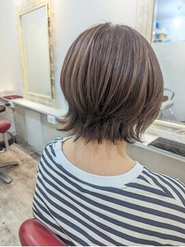 ピンク(PINK) ショートウルフ