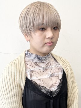 ココ 原宿(KOKO) 黒髪小顔クラゲヘアーオリーブグレーココアベージュ