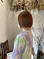 イング(ing) yellow beige × bob