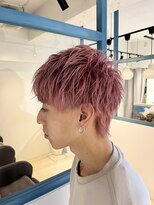 ラソニシカサイ(Lazo nishikasai)&nbsp;ペールピンクツーブロショート