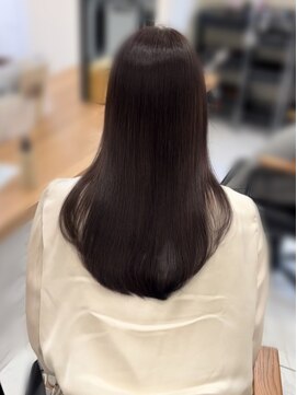 シェノン 夙川(CHAINON) カール/セミディ/シアーカラー/姫カット/ダークアッシュ