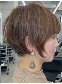 ハイライトカラーグレージュベージュケアブリーチダブルカラー