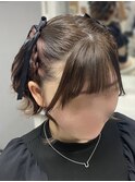 みつあみハーフツイン