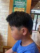 フレンズ 手稲店(friend's)&nbsp;キッズカットツーブロック刈り上げサマーmen'sカット札幌美容室