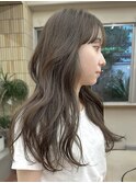 ブリーチなし オリーブベージュ 赤味消し フルバング/momoka