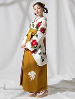 卒業式ヘアセット／袴着付け