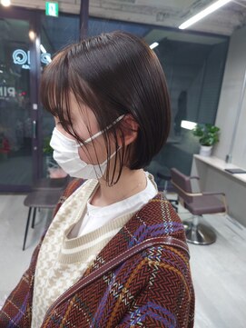 ピンク バイ アンジェリカ 瓢箪山店(PINQ by ANGELICA) #ぷつっとボブ #タッセルボブ #ワンカールボブ