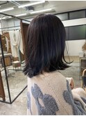 外ハネミディアムミディアムヘアナチュラル垢抜け清楚感