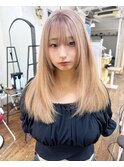 オンブレグレージュオリーブグレージュくびれミディ大人美人