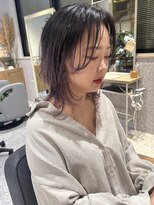 ゼストソエル(ZEST soell)&nbsp;ミディアムレイヤー×アッシュパープルグラデーション