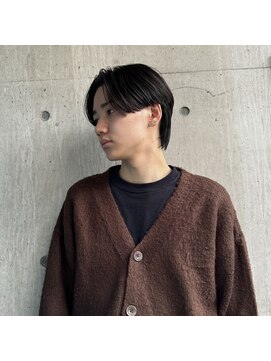 ニコフクオカヘアーメイク(NIKO Fukuoka Hair Make) 「NIKO」大人センターパートウルフ カルマスタイル 福岡天神