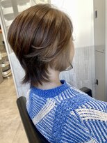 アトリエ(Atelier) ウルフショートにアクセントでミルクティーインナー