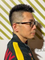 バーバーバー 四谷(BARBER-BAR)&nbsp;ビジネスソフトモヒカンスタイル