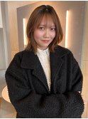 20代30代肩上レイヤー軽めボブ