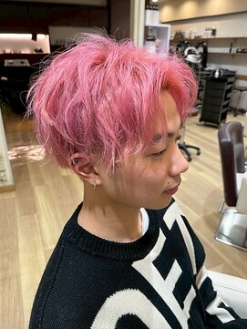 ラファンス 栗林店(LaFENCE) ミディアム/無造作/ツイスト/ピンクカラー