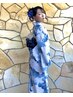 【数量限定/トレンド最先端！】浴衣レンタル+着付け+無料ヘアセット+小物