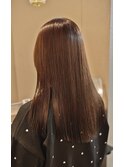 髪質改善ストレート×髪質改善カラー