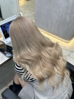 ラピス 福岡天神店(Lapis) ホワイトブロンドミルクティーベージュ