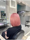 イメチェン/レッドブラウン/フルバング/似合わせカット/海老名駅