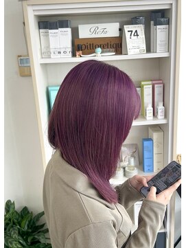 ベルバイグレイス(BELLE by grace) ピンクラベンダー(ラベンダー強め)