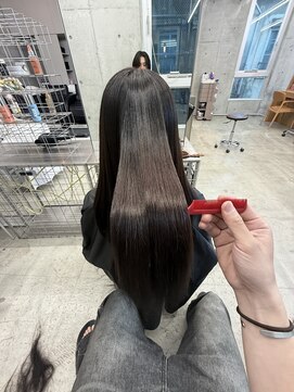 キーチェ 梅田中崎町(keych) レイヤーカット/ウェットヘア/デザインカラー[梅田駅/中崎町駅]