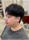 メンズマッシュ/メンズパーマ/ニュアンスパーマ/ツーブロック