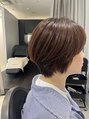 メゾンブラン 川西阪急店(Maison Blanc) 少し切り込んだスッキリ丸みショートです。