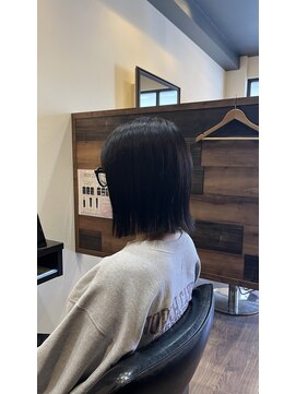 サリーヌ(SERENE) オーガニックカラー　前下がりボブ　艶髪/美髪/30代/ヘッドスパ