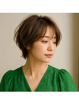スープレックス ヘアーデザイン(SOUPREX HAIR DESIGN) ミセスふんわりレイヤーショートボブ 20代 30代 40代 50代 60代