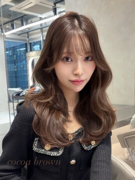 アスター 天神大名店(Aster) 黒髪カタログ／オリーブグレー/ココアベージュ／小顔