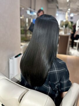 クセレス 梅田堂島店(KUSELESS) 黒髪ロング/ストレートロング/サラツヤストレート/艶髪/髪質改善